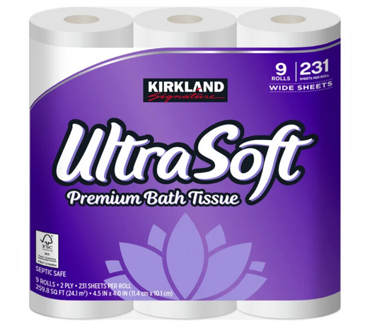 Ultra soft bath tissue toilet paper papier toilette ultra doux